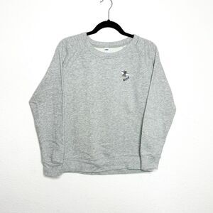 Old Navy Women's Gray "Kind" Bee Embroidered Sweatshirt - Size Small